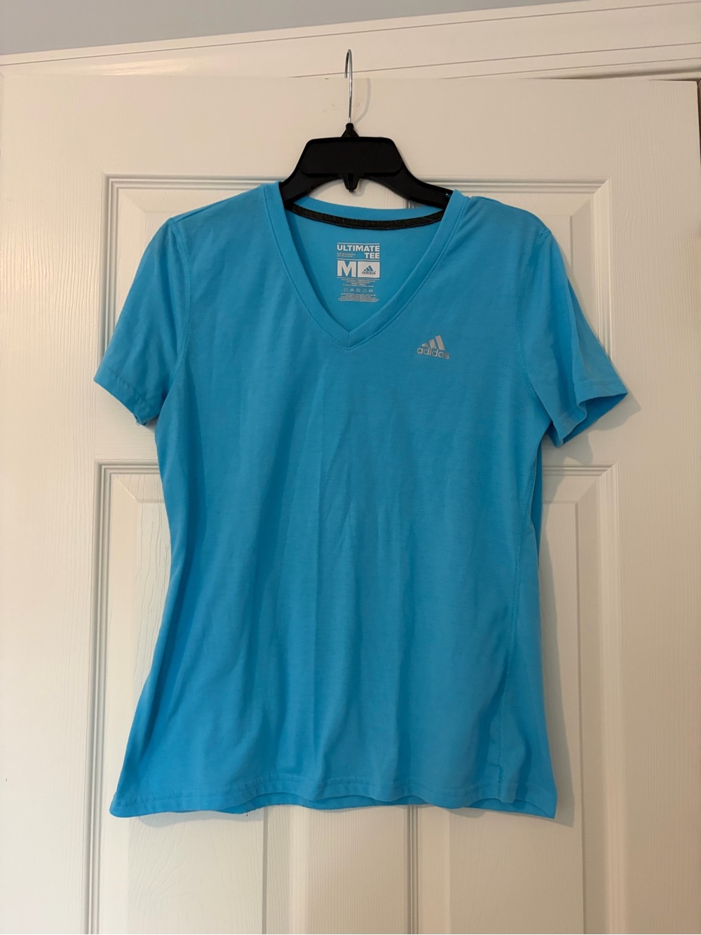 adidas Light Blue V-Neck Ultimate Tee